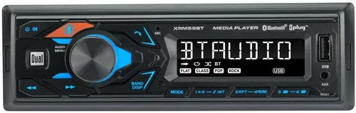 Vista 6 de Dual Electronics CPM5965 Receptor estéreo de coche con pantalla LCD de 7 caracteres único DIN con (2) altavoces de 2 vías multiajuste de 6.5