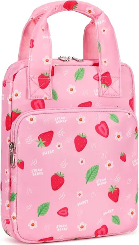 Vista 11 de DSIUE Funda para la Biblia para niños, funda de pana para llevar la Biblia, soporte para libros, bolsa con asa y bolsillos, diseño floral de retazos