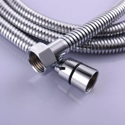 Vista 3 de CIENCIA Manguera de ducha RV de 4.9 ft de acero inoxidable flexible de repuesto con accesorios de latón, FHA018
