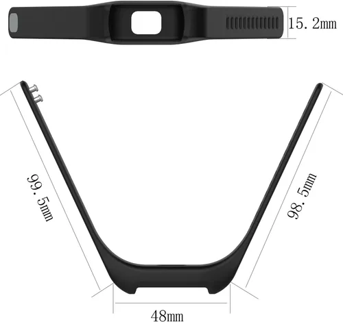 Vista 5 de RuenTech Compatible con Ticwatch Ticband Correa de repuesto de silicona suave para TicBand Fitness Tracker Paquete de 6