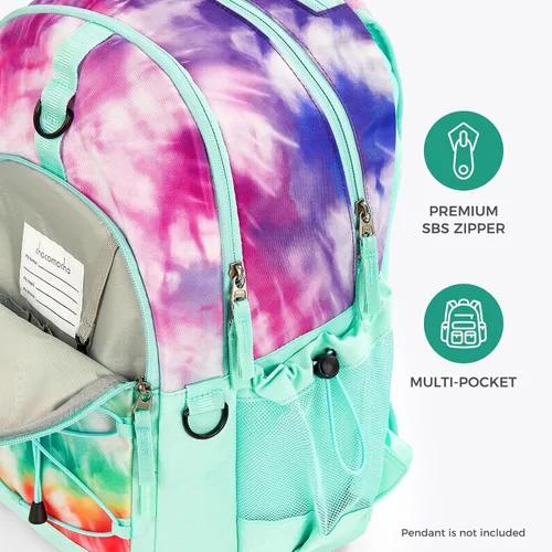Vista 4 de Choco Mocha - Mochila para niñas y adolescentes, 18 pulgadas, 18 pulg., Mochila