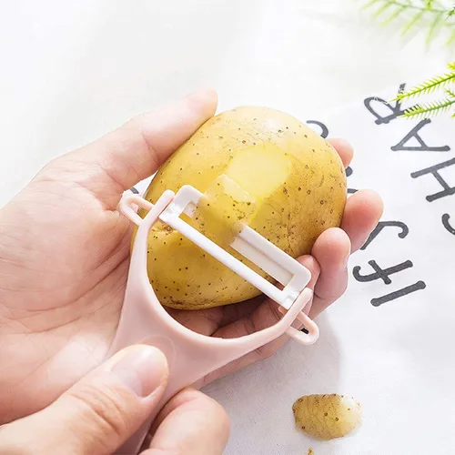 Vista 4 de Peladores de patatas, paquete de 3, peladores de frutas, peladores de patatas, pepino, peladores de manzana para cocina, peladores de verduras
