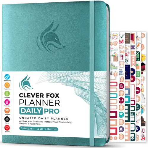 Vista 13 de Clever Fox Planner Daily PRO - Planificador diario y agenda de 8.5 x 11 pulgadas (tamaño A4) para aumentar la productividad, la gestión del tiempo