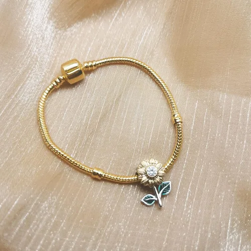 Vista 4 de QeenseKc Pulseras de cadena de serpiente de 0.118in chapadas en plata con cierre de langosta, cadena extensora Figaro para Pandora All Chamilia