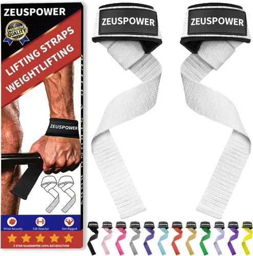 Vista 14 de Lifting Straps Wrist Straps for Weightlifting Gym Straps Weight Lifting Deadlift Workout Women Men Dumbbell Straps for Hand RDL Strap Exercise