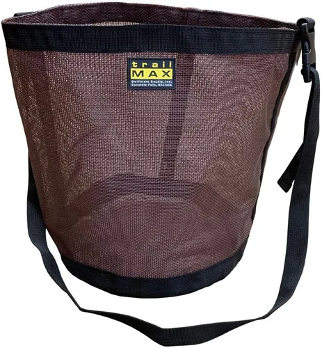 Vista 2 de TrailMax Bolsa de alimentación de malla resistente para caballos y mulas; alimentador de malla para caballos; bolsa de alimentación de caballos