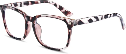 Vista 11 de EYLRIM Gafas de lente transparente con marco cuadrado sin receta