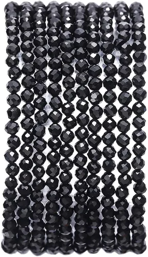Vista 79 de BEADIA Cuentas de piedra natural africana de turquesa faceted rondelle 3x4mm semipreciosas sueltas para hacer joyas 38cm
