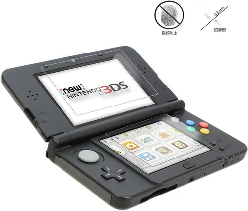 Vista 2 de yufulai Nuevo 3DS Protector de pantalla de película de vidrio Protectores de pantalla para nuevo 3DS 2015