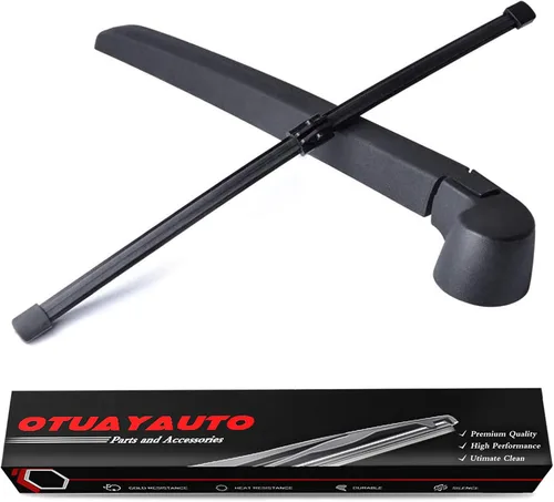 Vista 9 de Escobillas limpiaparabrisas traseras de repuesto de OTUAYAUTO para Audi Q3 2015-2024, conjunto de brazo y escobilla