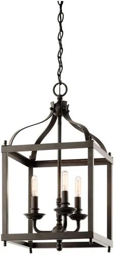 Vista 7 de KICHLER Larkin - Colgante de 2 luces de 14.75" en níquel cepillado