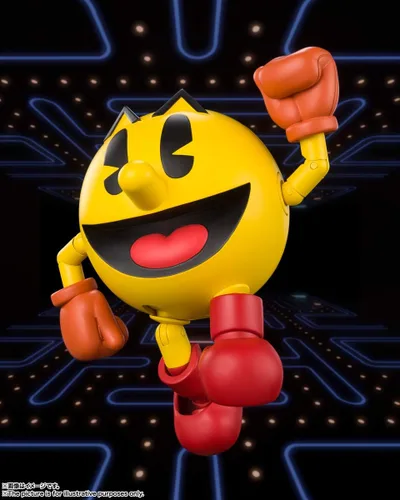 Vista 4 de TAMASHII NATIONS - Figura de acción Pac-Man, Bandai Spirits S.H.Figuarts