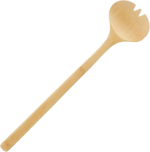 Vista 17 de BambooMN Juego de utensilios de bambú orgánico, espátula, cuchara, pinzas - 8 piezas