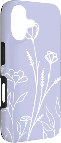 Vista 3 de Summer Wildflowers Pattern Pastel Design Floral Periwinkle Case for iPhone 17