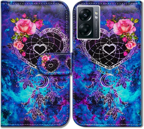 Vista 24 de Bcov Funda para OnePlus Nord N300 5G, diseño de pájaro negro y verde con tapa para teléfono con ranura para tarjeta y soporte para OnePlus Nord N300
