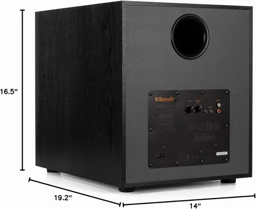 Vista 9 de Klipsch Par de subwoofers R-120SW de 200 vatios