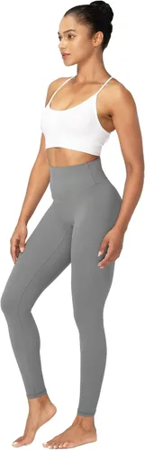 Vista 5 de Sunzel Nunaked Leggings de entrenamiento para mujer, con control de abdomen, compresión para entrenamiento, gimnasio, yoga, sin costura frontal
