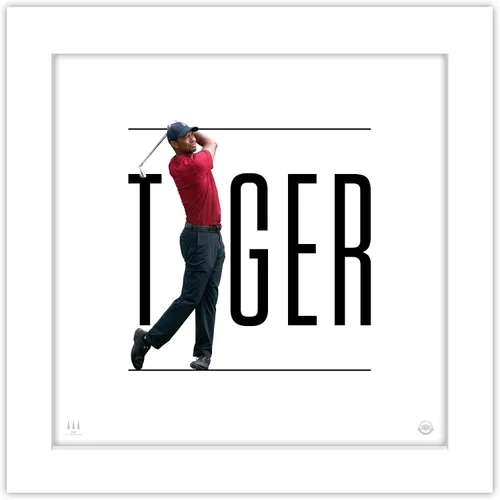 Vista 9 de Trends International Gallery Pops Tiger Woods - Póster de pared con efecto Tigre, 12 x 12 pulgadas, versión de marco negro