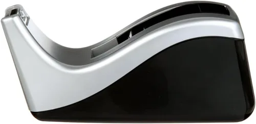 Vista 5 de Scotch Dispensador de cinta adhesiva para escritorio Silvertech de dos tonos (C60-ST)