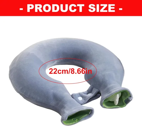 Vista 5 de U Shape Thermal Neck Shoulder Heating Pad for Muscle Relaxation Portable Design Lightweight Heat Therapy Bag for Travel