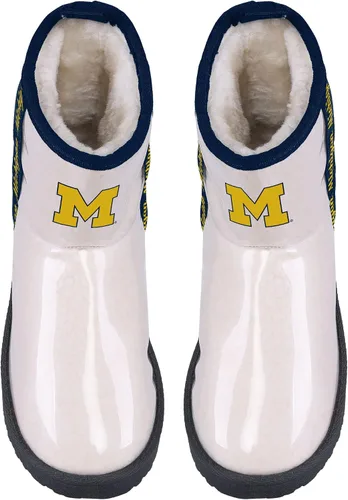 Vista 44 de FOCO NCAA Team Sherpa Botas de lluvia con forro para mujer