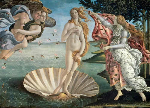Vista 2 de EuroGraphics Birth of Venus by Botticelli - Rompecabezas de 1000 piezas