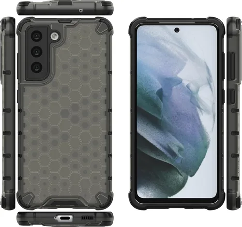 Vista 303 de Funda para Honor Magic3 5G, funda para Honor Magic3 5G Case 2 en 1 Funda para teléfono Negro