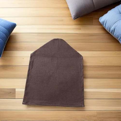 Vista 5 de Funda elástica para reposabrazos de sofá, 2 piezas, para oficina en casa y cómoda toalla de sofá, color café oscuro, material agradable a la piel