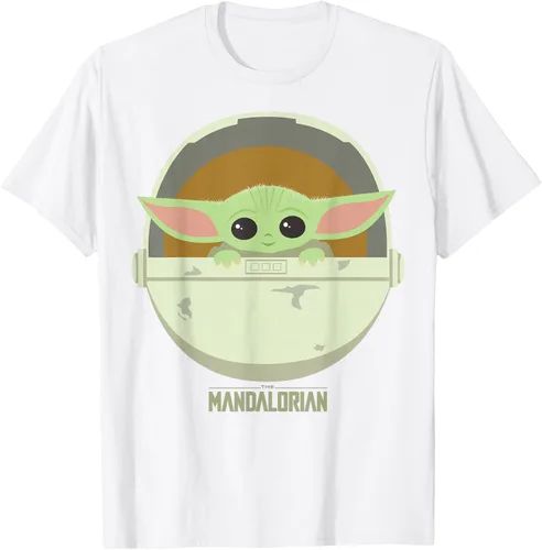 Vista 19 de Star Wars The Mandalorian The Child Bassinet - Camiseta con retrato Negro