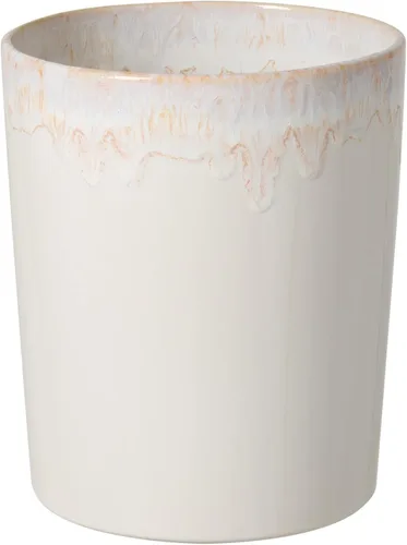 Vista 3 de Casafina Cubo de basura de cerámica – Colección Taormina, Aqua Accesorios de baño de cerámica Decoración de baño de calidad 8 x 9.75 pulgadas