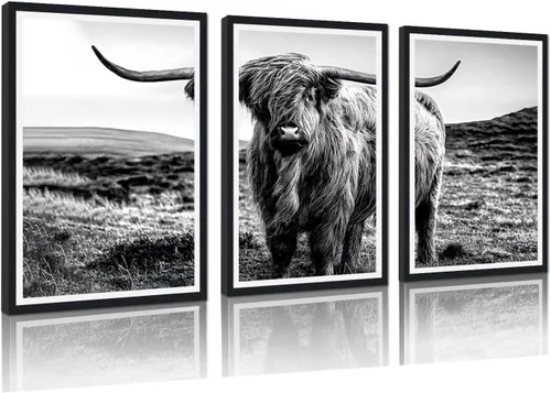 Vista 48 de 3 piezas modernas de lienzo de león de animales salvajes, pinturas de retratos de familia de leones, decoración de pared, obras de arte de sala