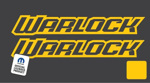 Vista 19 de Adhesivo gráfico Warlock Bedside para Dodge Ram (juego de 2) [rosa bebé] - CSOFTPINK SD3W0
