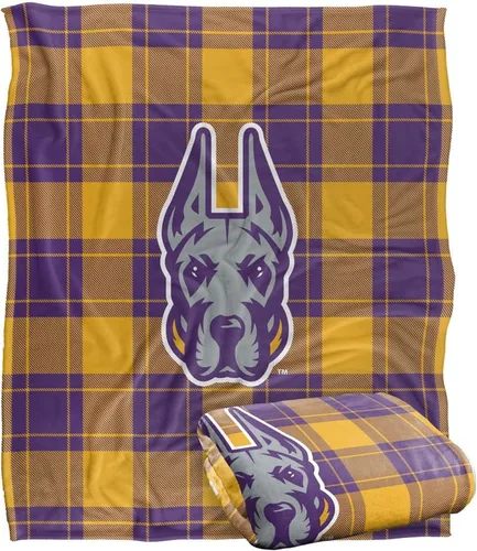Vista 156 de LOGOVISION St John's University Campus Plaid Spirit Silky Touch Manta súper suave 36 x 58 pulgadas