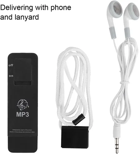 Vista 4 de Deportes USB Mp3 Player Stick Music 12 × 7 × 4 Reproductor de música MP3 sin pérdida Reproductor deportivo Soporte 32Gb Tarjeta de memoria