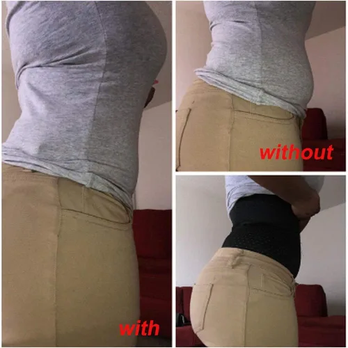 Vista 6 de Corsé de entrenamiento de cintura para mujer, entrenamiento deportivo, moldeador de cuerpo, control de abdomen con ganchos ajustables, Negro + piel