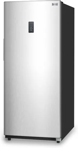 Vista 13 de BLACK+DECKER - Congelador vertical de 8.5 pies cúbicos, congelador de pie con control de temperatura mecánico, congelador vertical con 3 estantes
