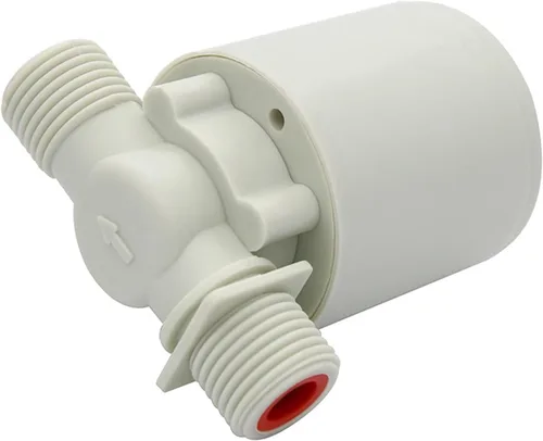 Vista 2 de Válvula de control automático de nivel de agua de rosca macho de 1/2 "Torre Válvula de bola de flotador de tanque de agua con filtro