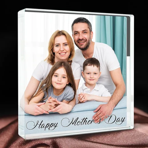 Vista 10 de Marcos de fotos personalizados, marco de fotos acrílico con texto fotográfico, regalos de cumpleaños personalizados para mujeres y hombres, regalos