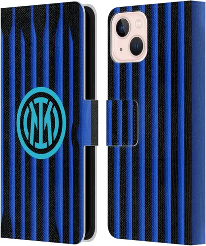 Vista 73 de Head Case Designs Officially Licensed Inter Milan Away 2025/26 Crest Kit Leather Wallet Case Compatible with Apple iPhone 11