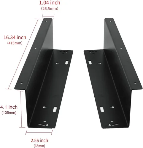 Vista 3 de HK SYSTEMS Soporte de metal de montaje bajo mostrador para cajón de efectivo de 16