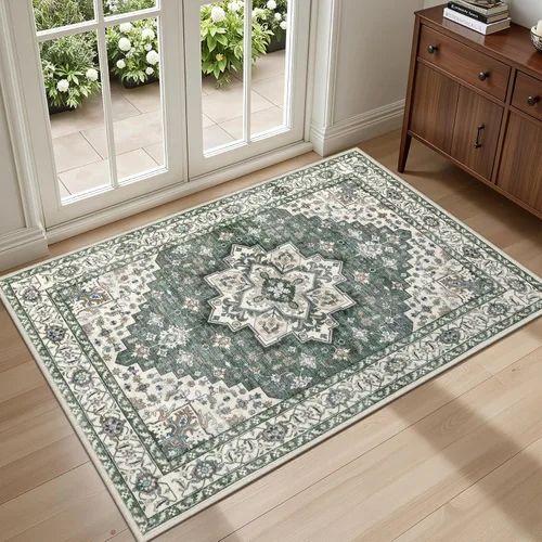Vista 49 de Alfombras de área de 2x3 para sala de estar: alfombra vintage Beige