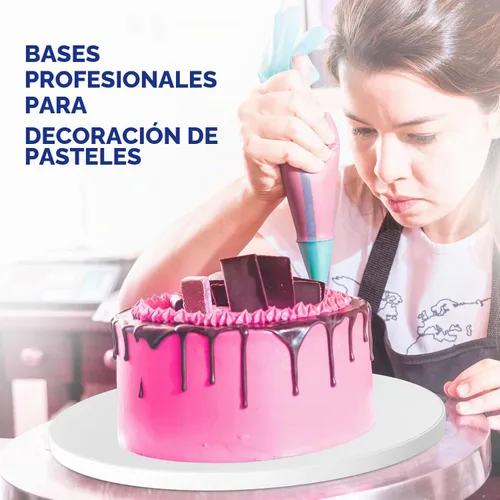 Vista 7 de Riccle - Tambores para tartas, bordes lisos, 12 pulgadas, paquete de 6