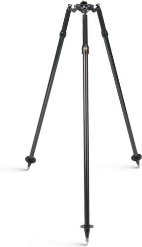 Vista 14 de Trípode Bípode de Liberación con Pulgar para Topografía, Trípode Bípode de Aluminio para Postes Prismáticos o Postes GPS de Estación Total GPS GNSS