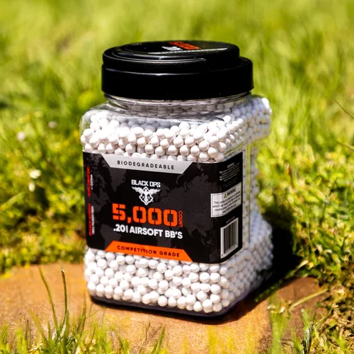 Vista 5 de Black Ops Airsoft BBS – 6mm .20g Precision Ammo for AEG & Sniper Rifles