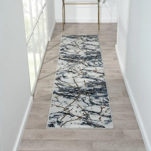Vista 12 de LUXE WEAVERS Alfombra de Área Abstracta de Mármol Beige 2x3
