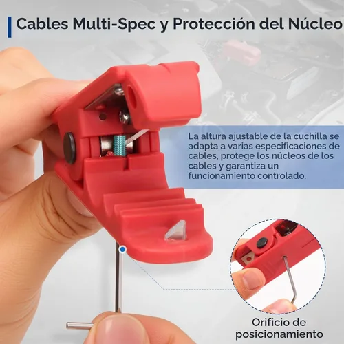 Vista 6 de iCrimp Pelacables redondo para AWG 12 a 4/0 (paquete de 2 pelacables)