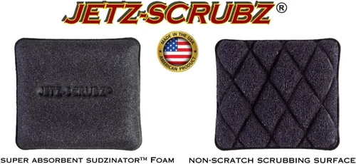 Vista 2 de Jetz-Scrubz Original Magic Scrubz Scrubber Esponja rectangular (paquete de 6)