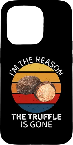 Vista 14 de Vintage I'm The Reason Truffle is Gone Food Lover Case for iPhone 16