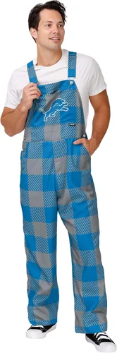 Vista 18 de FOCO NFL mens Nfl Team Logo Plaid Bib Overalls