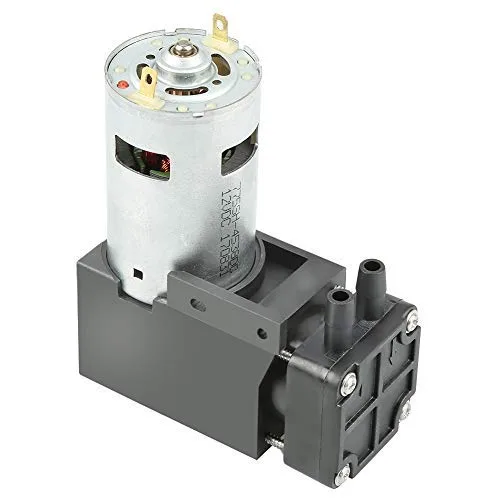 Vista 8 de Bomba de vacío DC 12V, 42W cepilló la mini bomba de vacío sin aceite pequeña -85KPa 40L/min